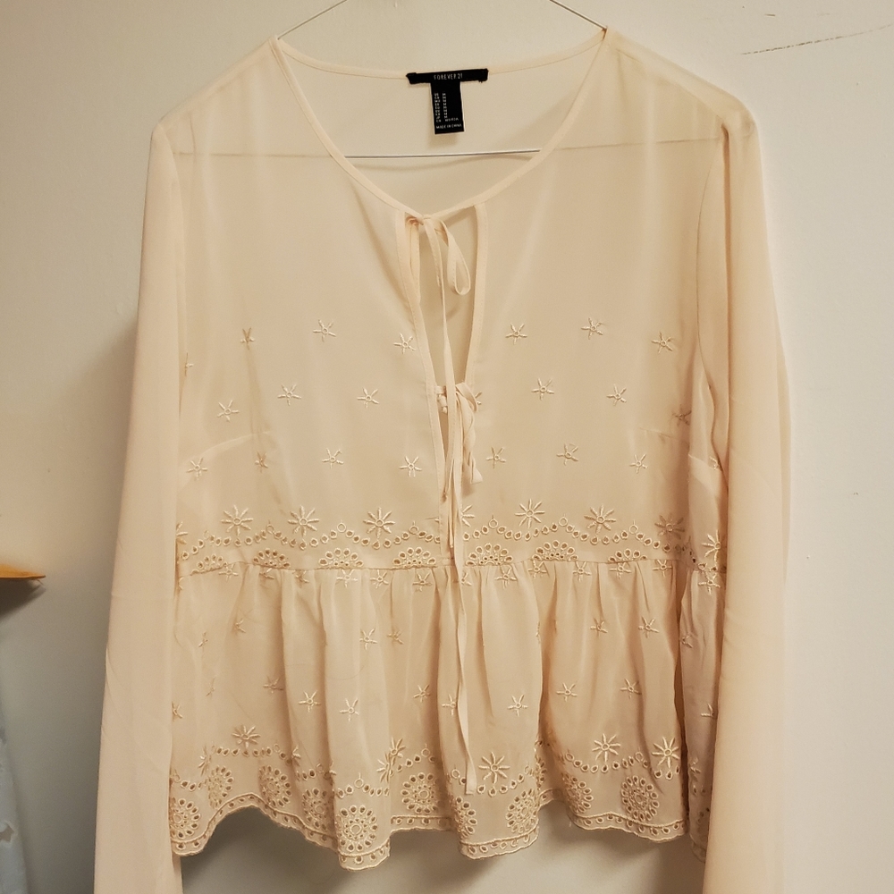 Forever 21 sheer top